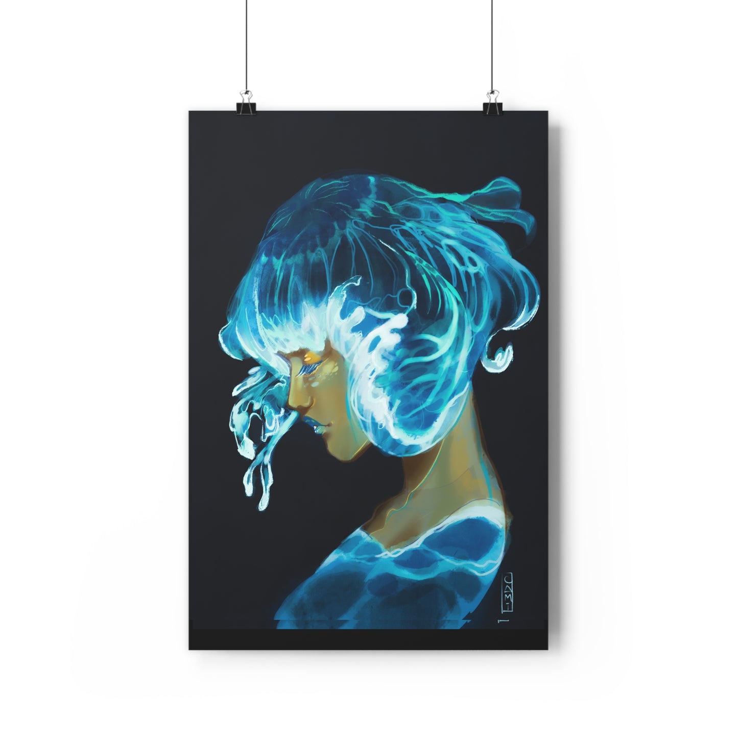 Made of Waves Giclée Art Print, Home Decor, Unique Wall Art, Ethereal Gift, Modern Artwork