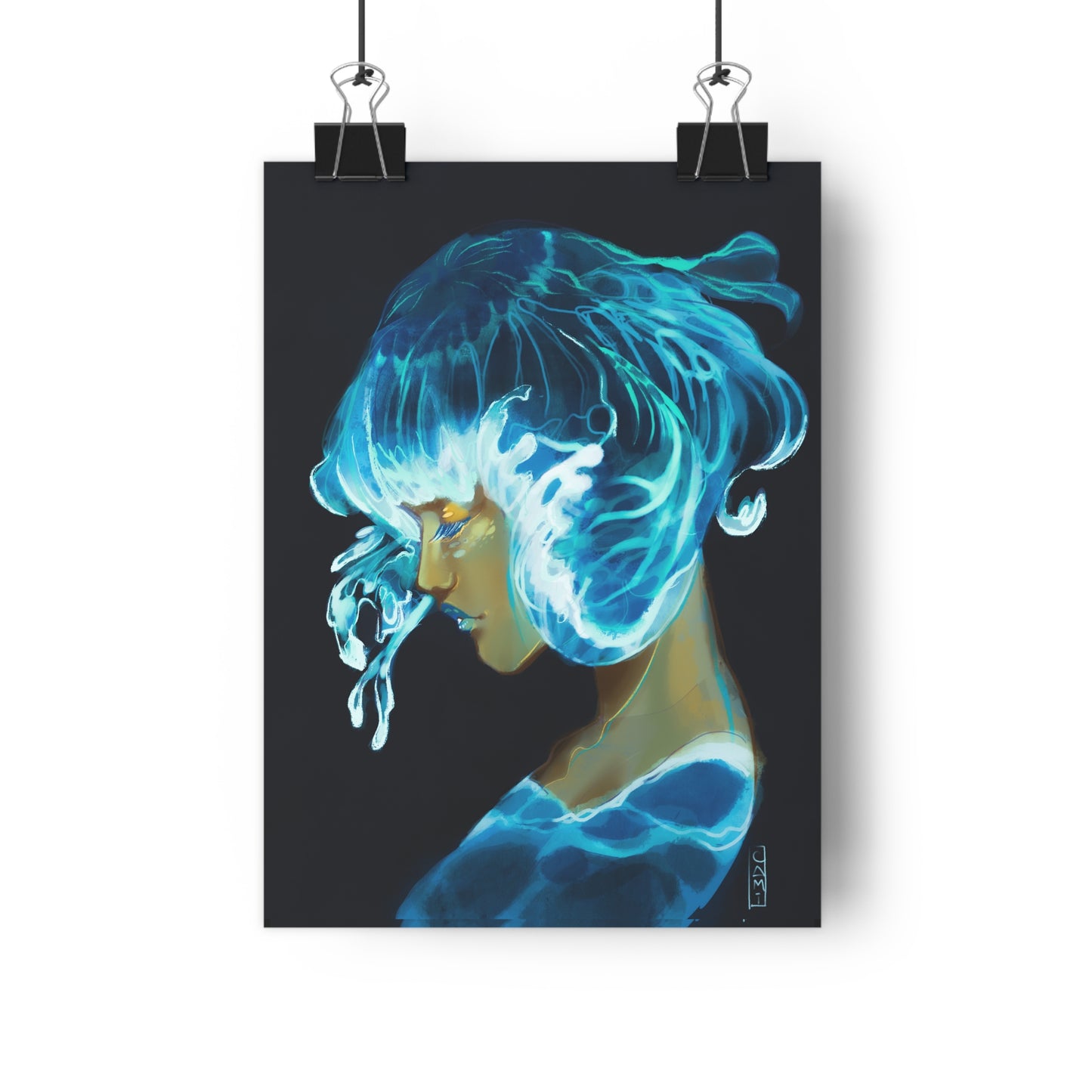 Made of Waves Giclée Art Print, Home Decor, Unique Wall Art, Ethereal Gift, Modern Artwork
