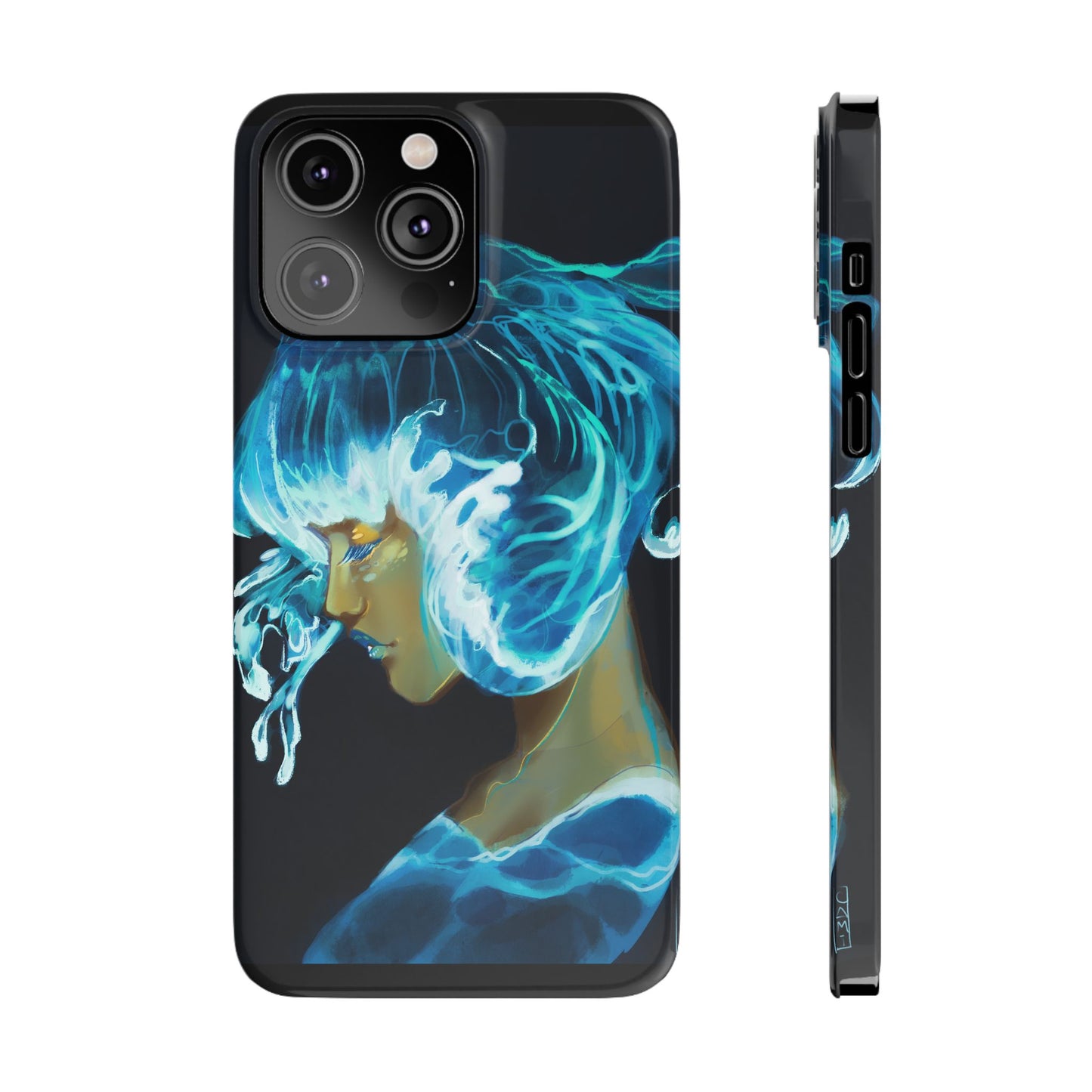 Made of Waves Phone Case, Artistic Slim Case, Ocean Vibes, Phone Accessories, Gift for Her, Beach Lover's Gift