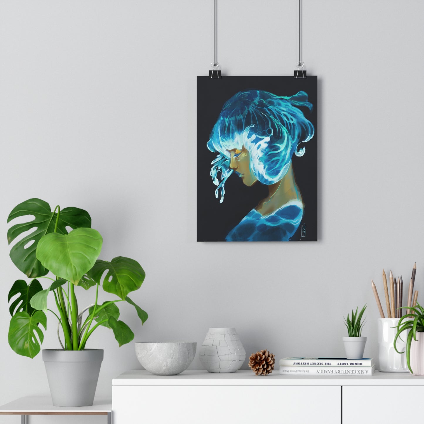 Made of Waves Giclée Art Print, Home Decor, Unique Wall Art, Ethereal Gift, Modern Artwork