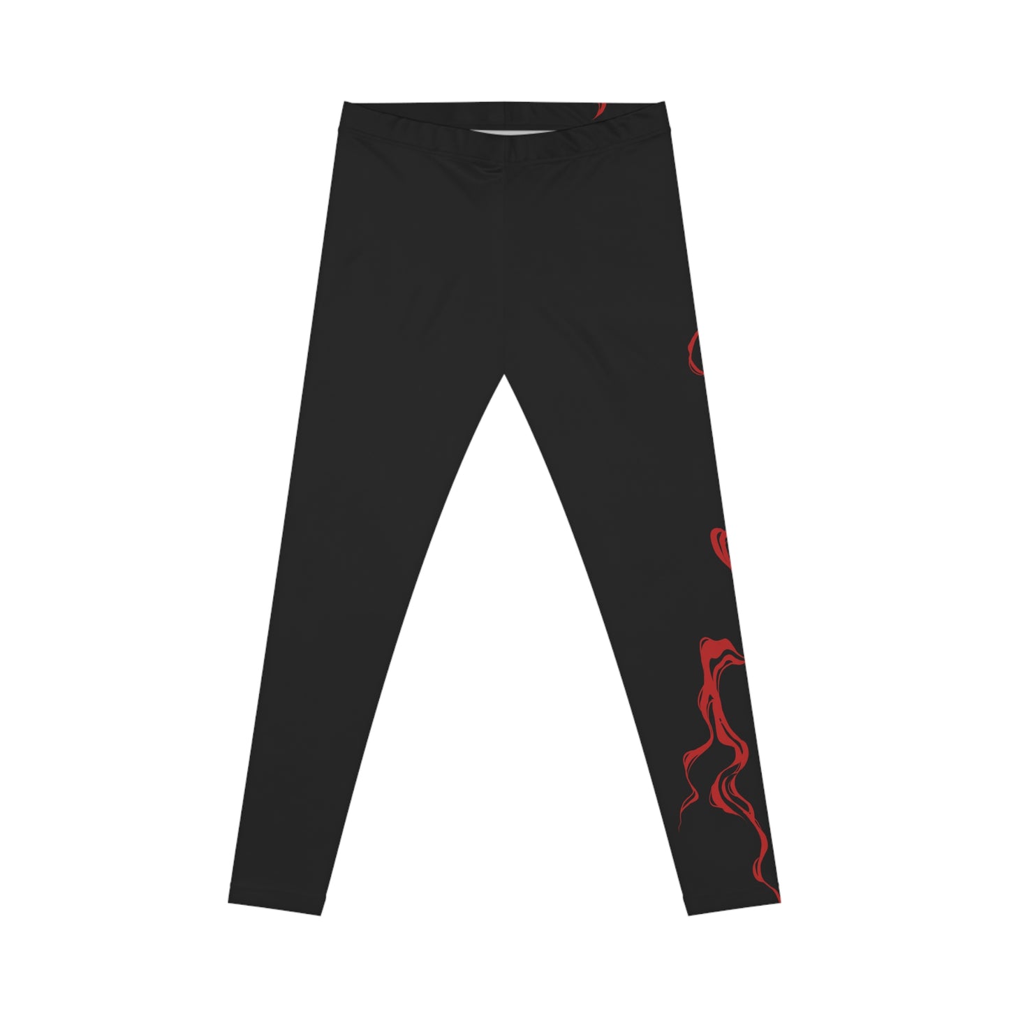 SUMINAGASHI Women's Leggings with Artistic Design, Stylish Gym Pants, Trendy Athleisure, Unique Workout Apparel, Perfect for Casual Outings.