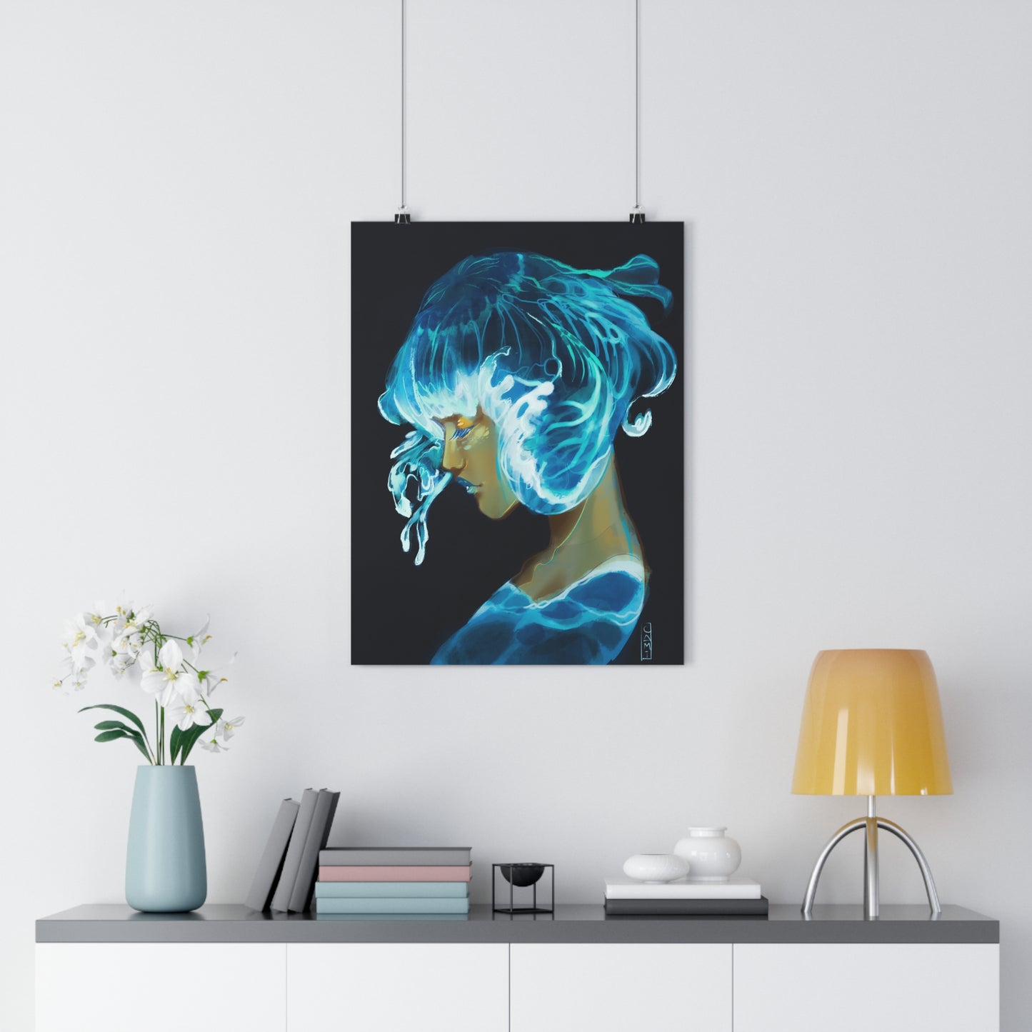 Made of Waves Giclée Art Print, Home Decor, Unique Wall Art, Ethereal Gift, Modern Artwork