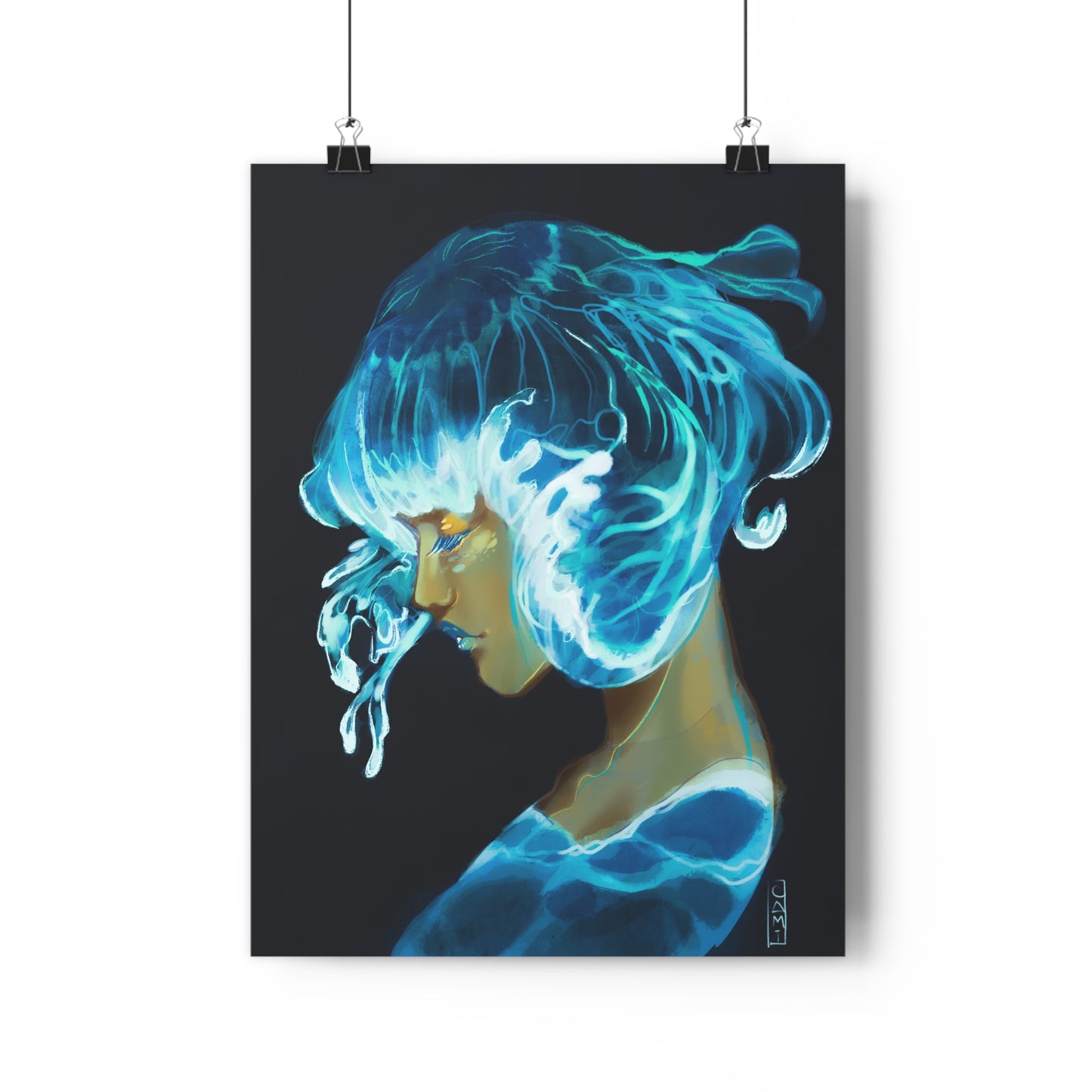 Made of Waves Giclée Art Print, Home Decor, Unique Wall Art, Ethereal Gift, Modern Artwork