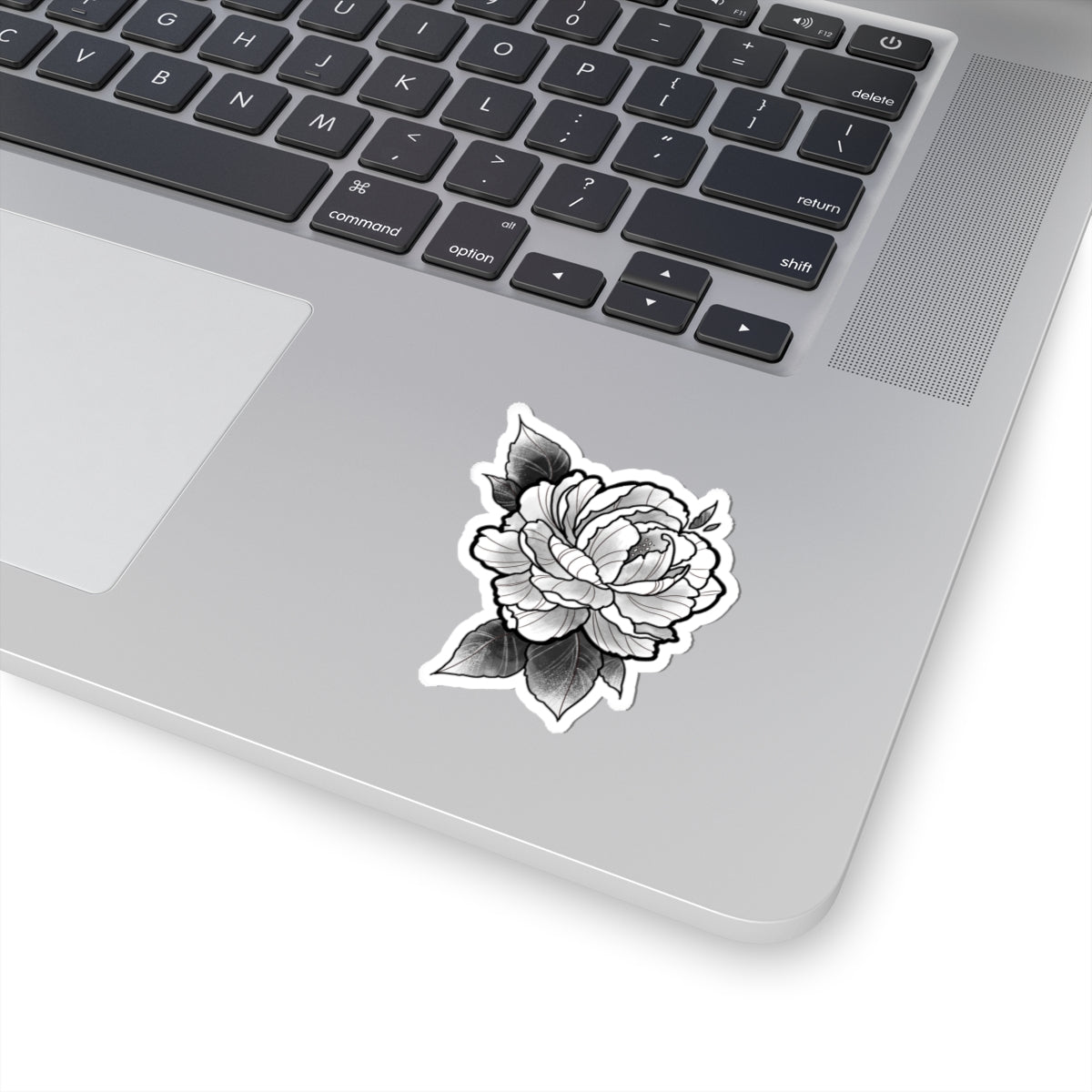 Elegant Floral Kiss-Cut Stickers, Peony Decor for Laptops, Scrapbooks, Journals, Gifts for Flower Lovers, Aesthetic Sticker Collection