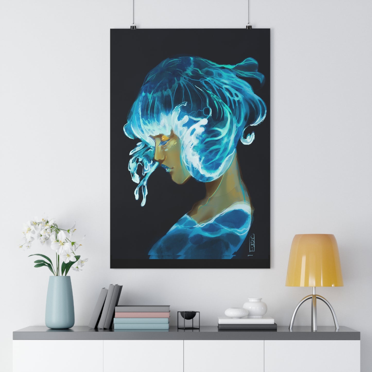 Made of Waves Giclée Art Print, Home Decor, Unique Wall Art, Ethereal Gift, Modern Artwork