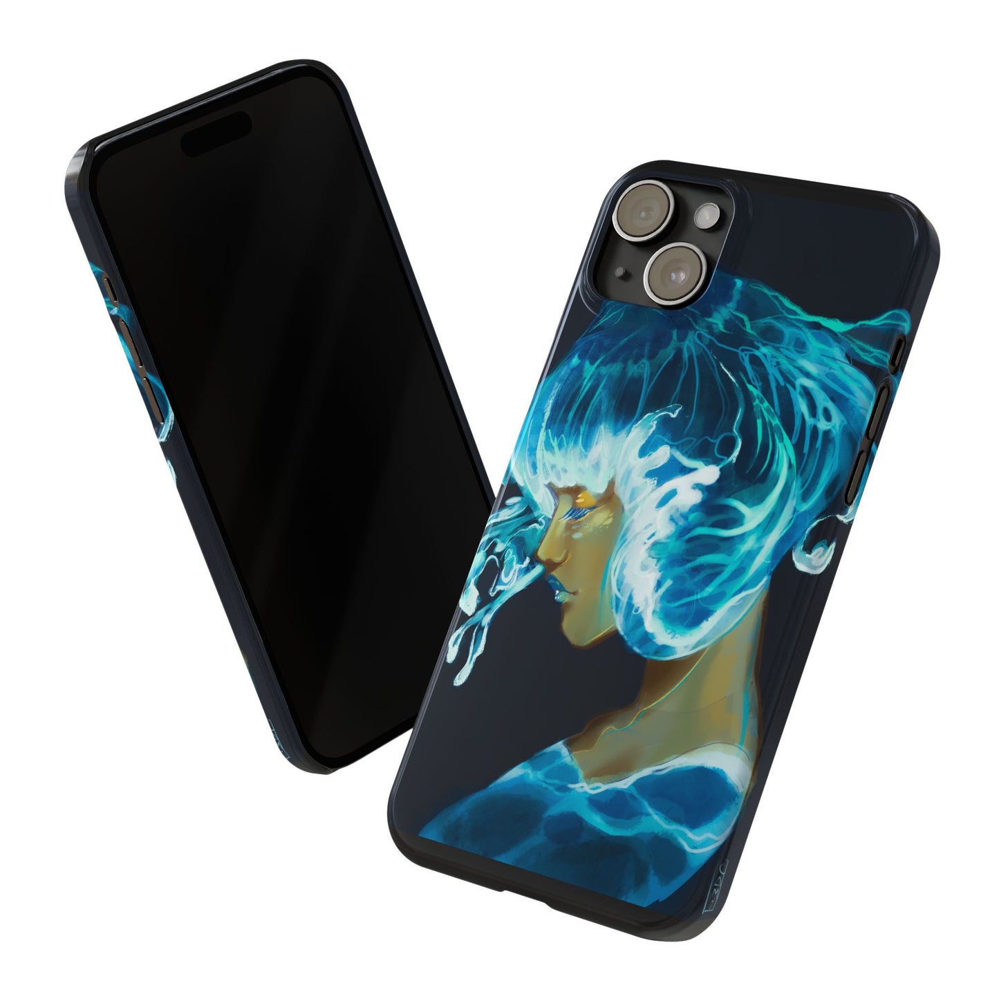 Made of Waves Phone Case, Artistic Slim Case, Ocean Vibes, Phone Accessories, Gift for Her, Beach Lover's Gift