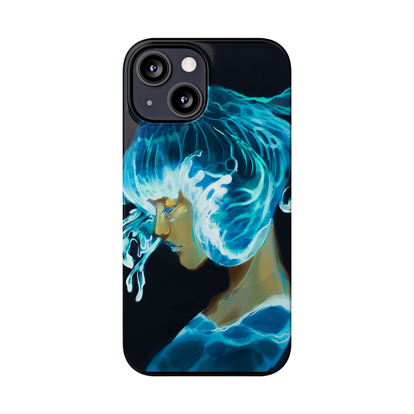 Made of Waves Phone Case, Artistic Slim Case, Ocean Vibes, Phone Accessories, Gift for Her, Beach Lover's Gift