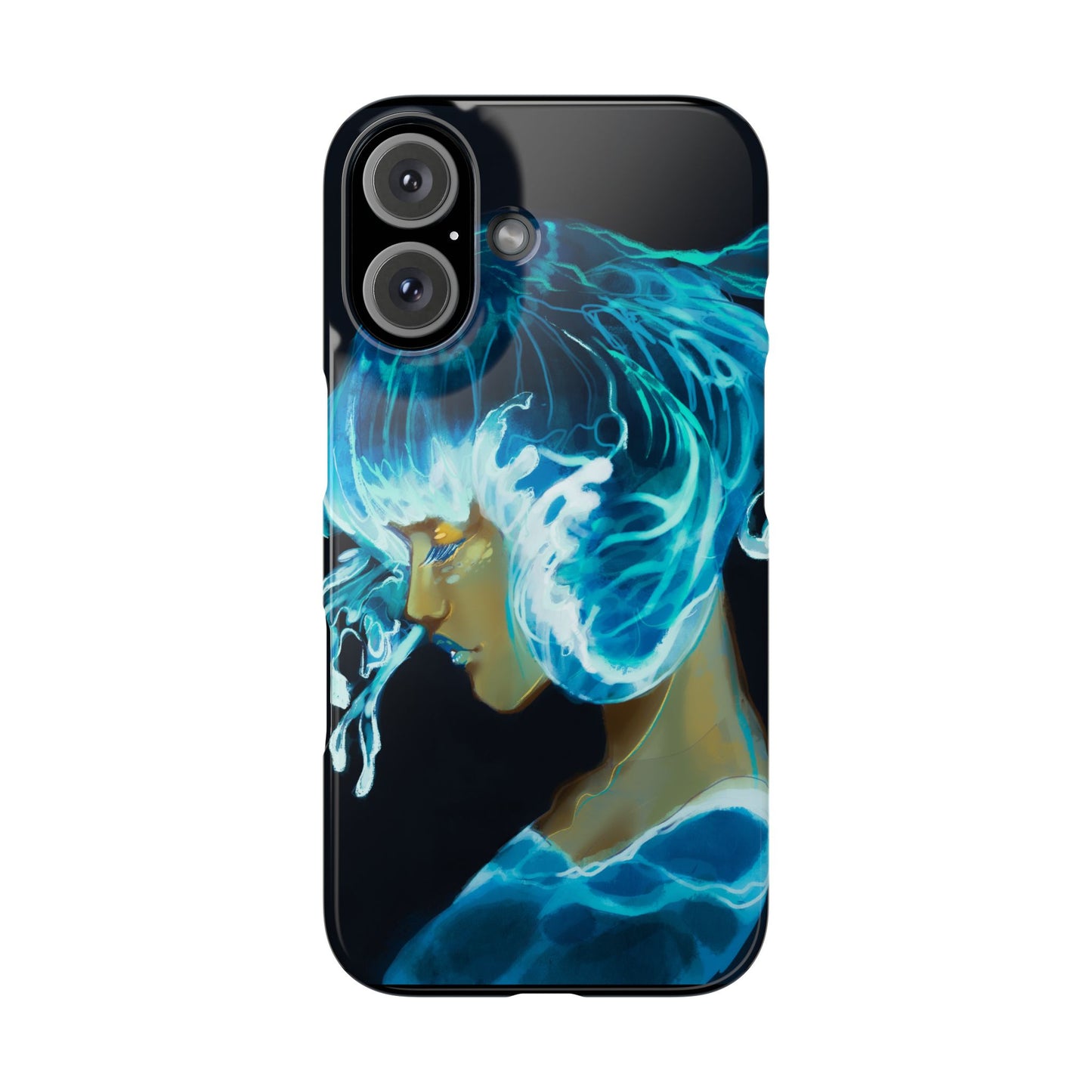 Made of Waves Phone Case, Artistic Slim Case, Ocean Vibes, Phone Accessories, Gift for Her, Beach Lover's Gift