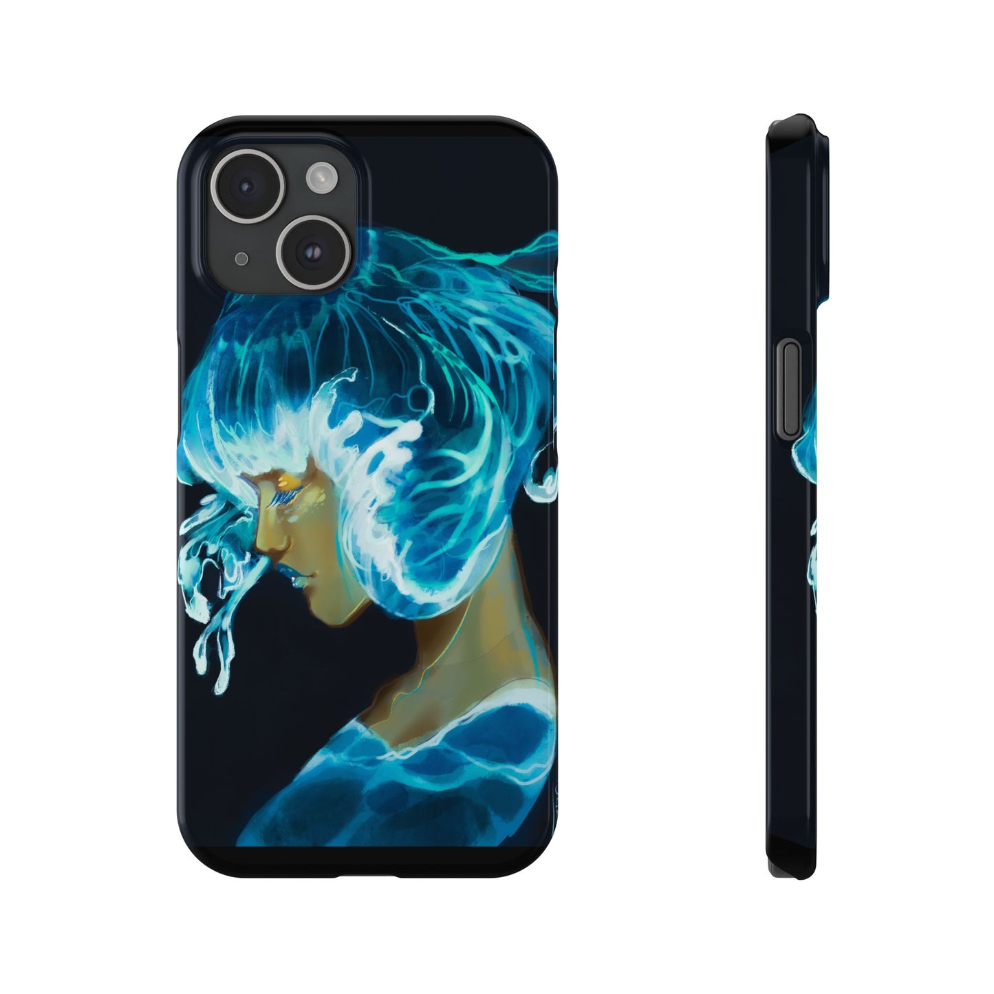 Made of Waves Phone Case, Artistic Slim Case, Ocean Vibes, Phone Accessories, Gift for Her, Beach Lover's Gift