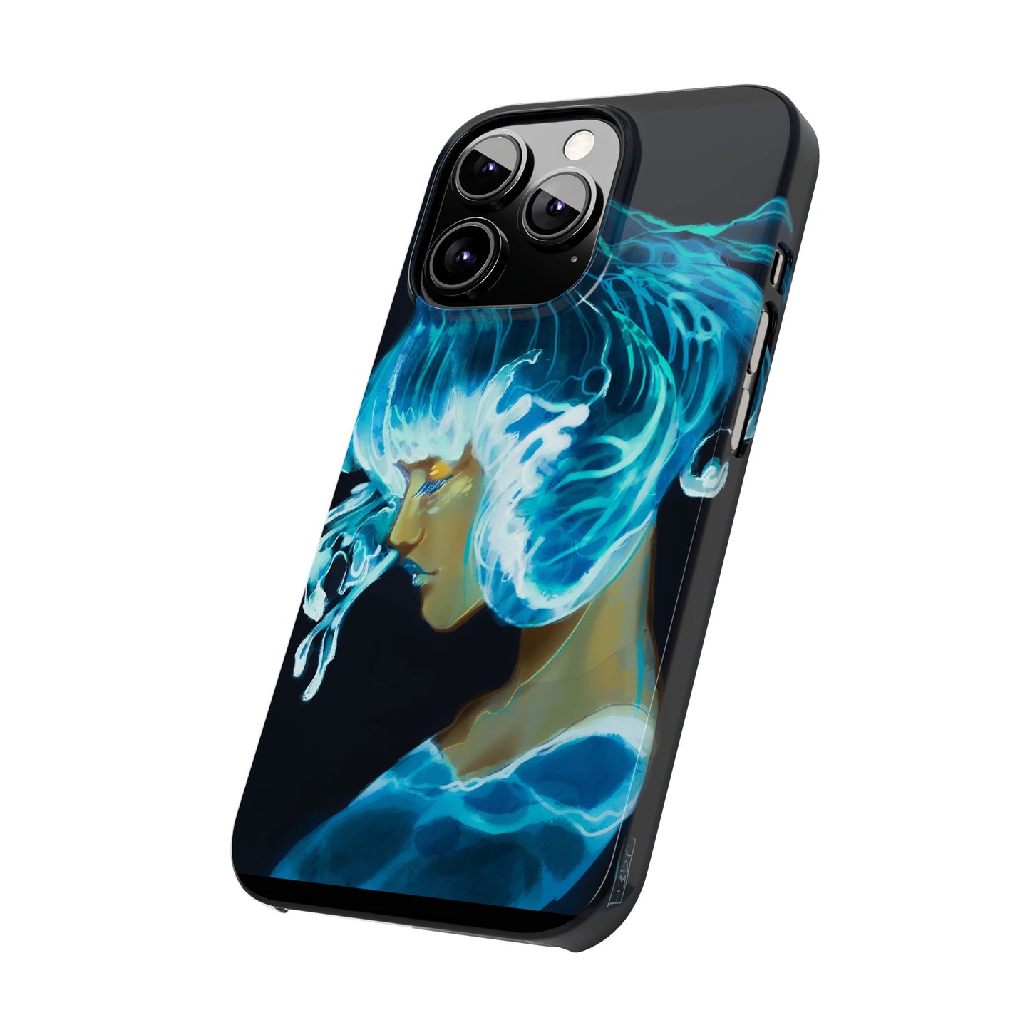 Made of Waves Phone Case, Artistic Slim Case, Ocean Vibes, Phone Accessories, Gift for Her, Beach Lover's Gift