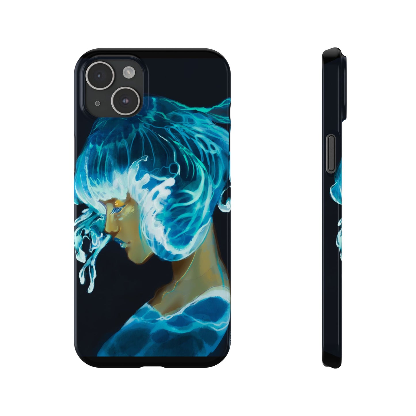Made of Waves Phone Case, Artistic Slim Case, Ocean Vibes, Phone Accessories, Gift for Her, Beach Lover's Gift