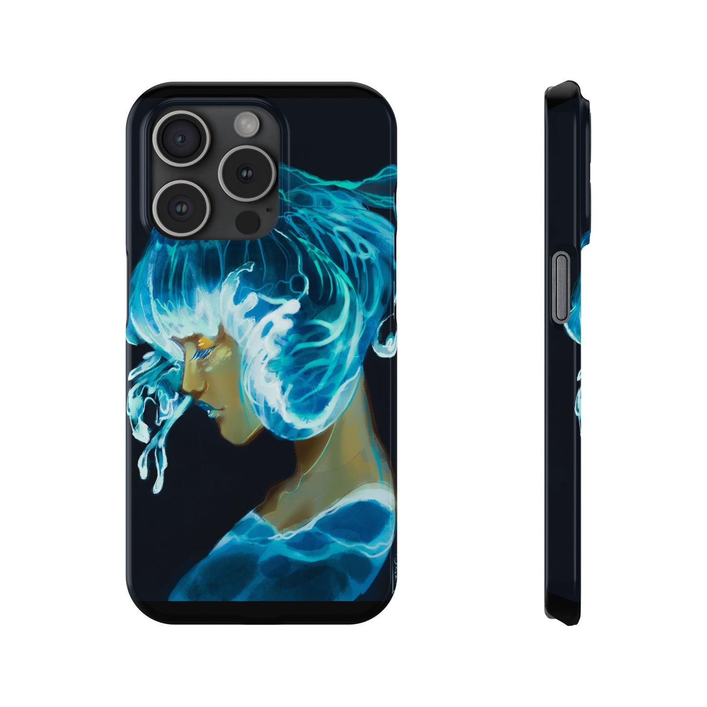 Made of Waves Phone Case, Artistic Slim Case, Ocean Vibes, Phone Accessories, Gift for Her, Beach Lover's Gift