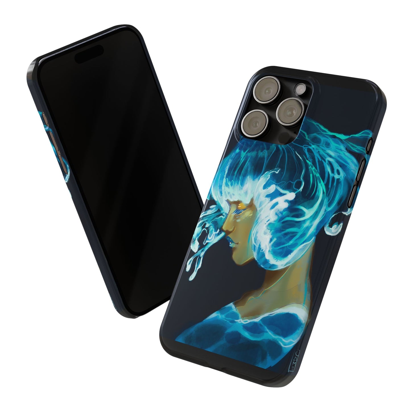 Made of Waves Phone Case, Artistic Slim Case, Ocean Vibes, Phone Accessories, Gift for Her, Beach Lover's Gift