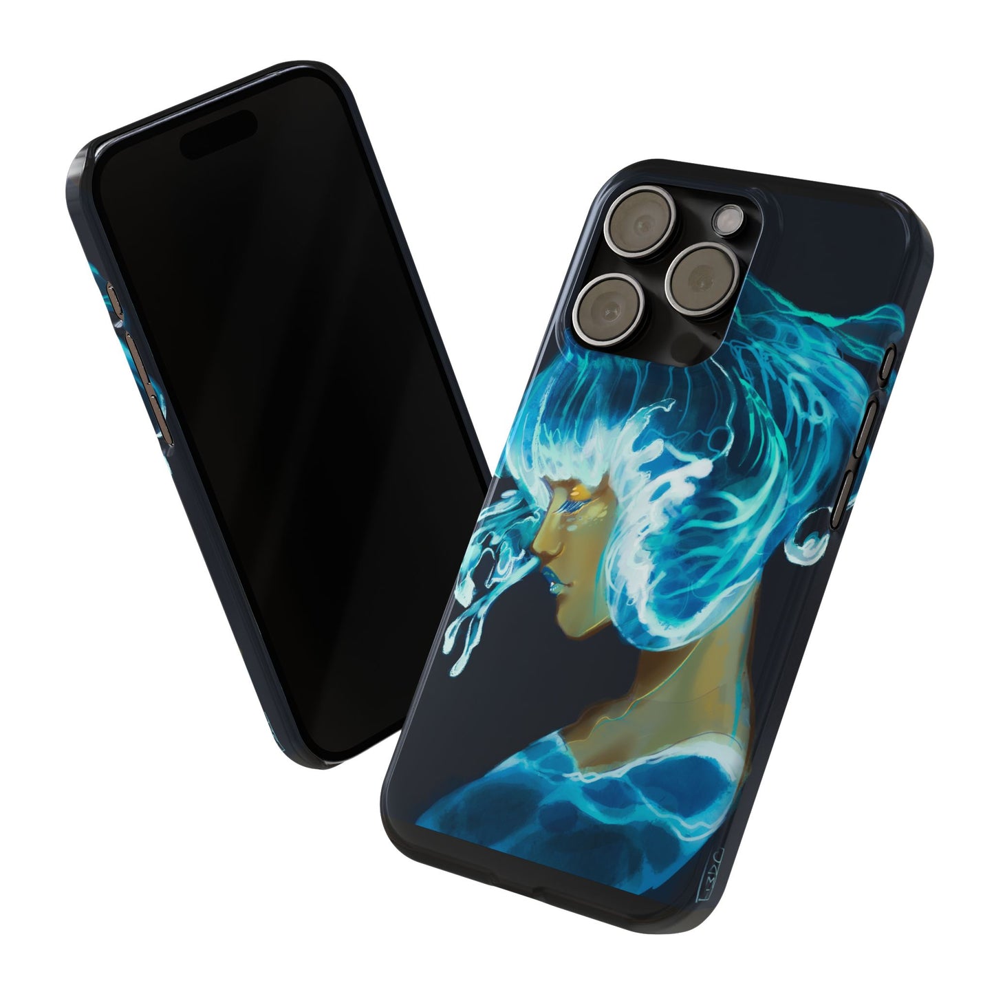 Made of Waves Phone Case, Artistic Slim Case, Ocean Vibes, Phone Accessories, Gift for Her, Beach Lover's Gift