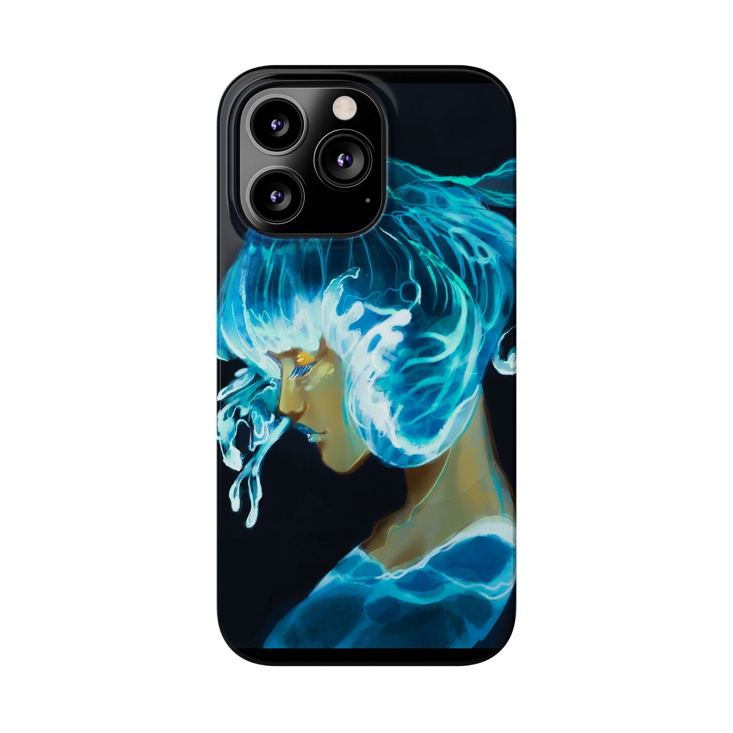 Made of Waves Phone Case, Artistic Slim Case, Ocean Vibes, Phone Accessories, Gift for Her, Beach Lover's Gift