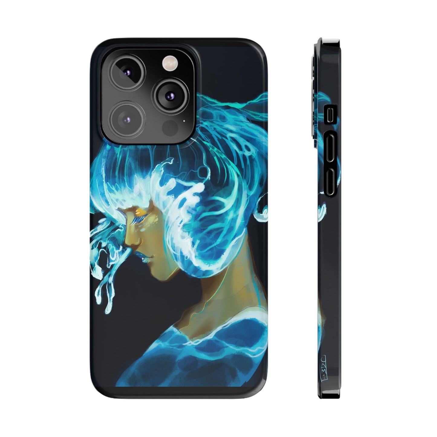 Made of Waves Phone Case, Artistic Slim Case, Ocean Vibes, Phone Accessories, Gift for Her, Beach Lover's Gift