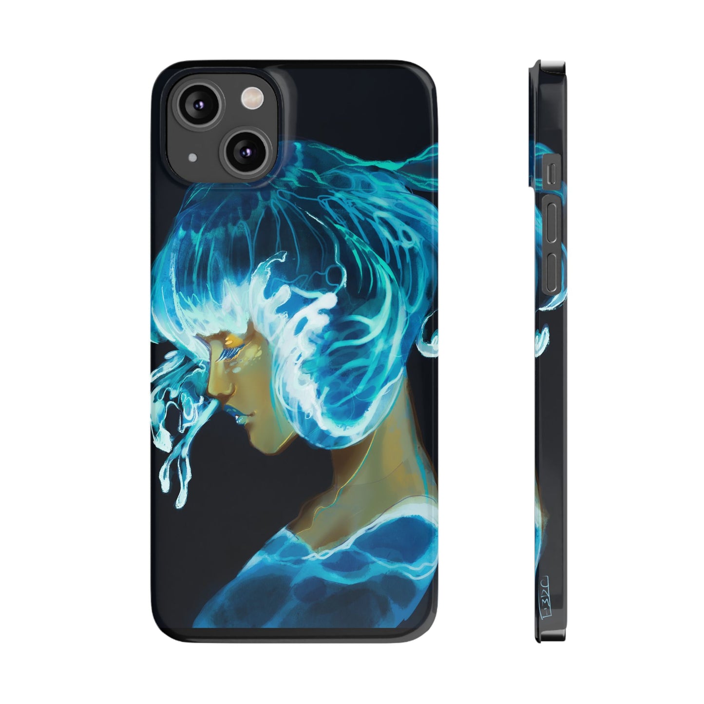Made of Waves Phone Case, Artistic Slim Case, Ocean Vibes, Phone Accessories, Gift for Her, Beach Lover's Gift