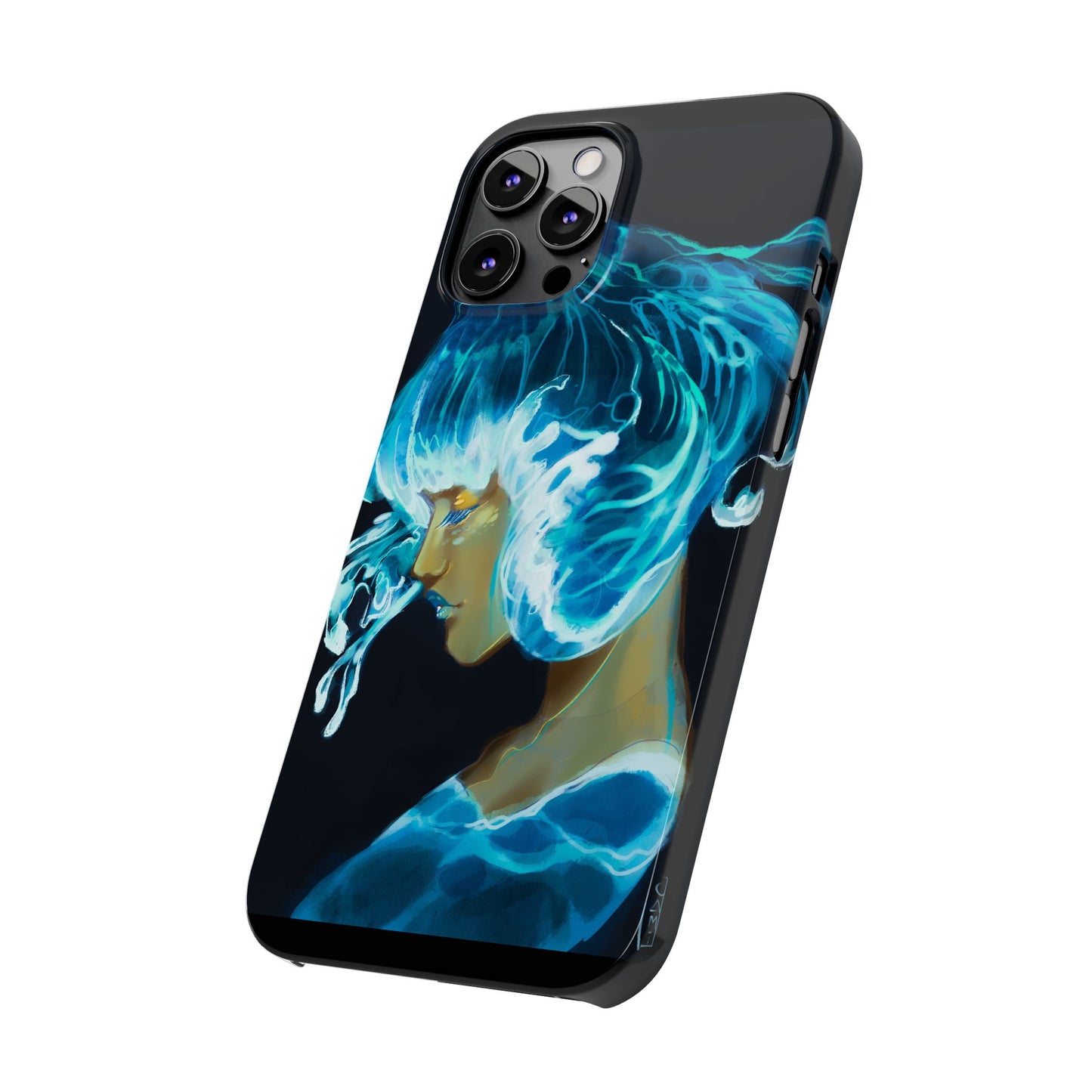 Made of Waves Phone Case, Artistic Slim Case, Ocean Vibes, Phone Accessories, Gift for Her, Beach Lover's Gift