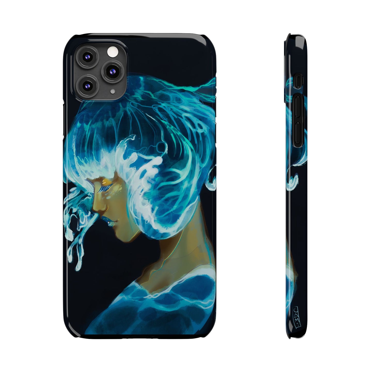 Made of Waves Phone Case, Artistic Slim Case, Ocean Vibes, Phone Accessories, Gift for Her, Beach Lover's Gift