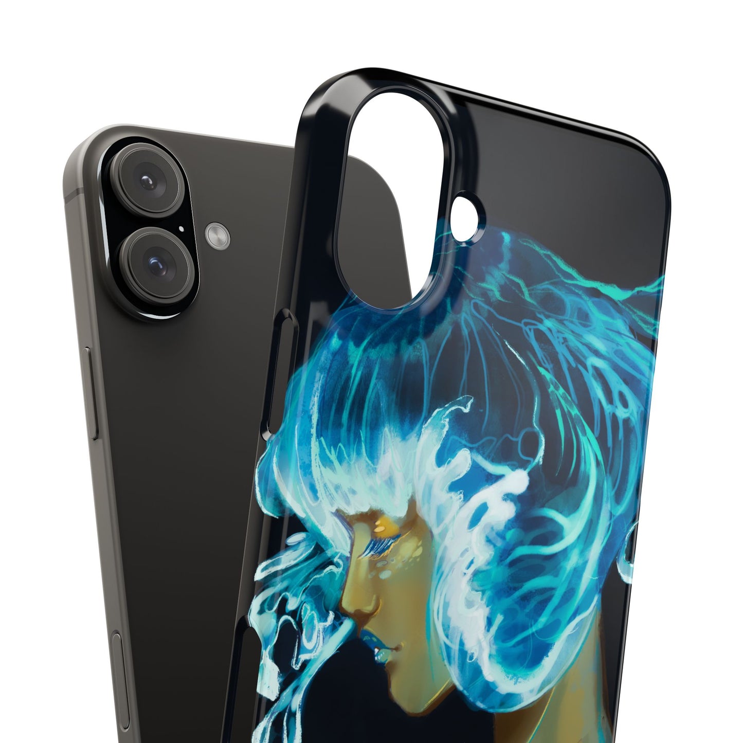 Made of Waves Phone Case, Artistic Slim Case, Ocean Vibes, Phone Accessories, Gift for Her, Beach Lover's Gift