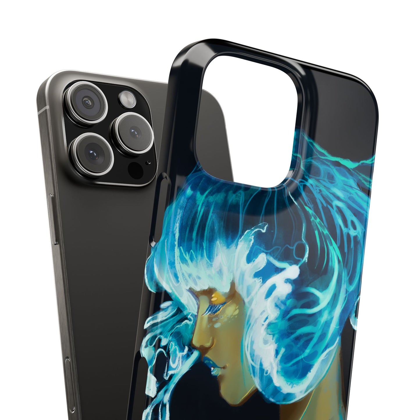 Made of Waves Phone Case, Artistic Slim Case, Ocean Vibes, Phone Accessories, Gift for Her, Beach Lover's Gift