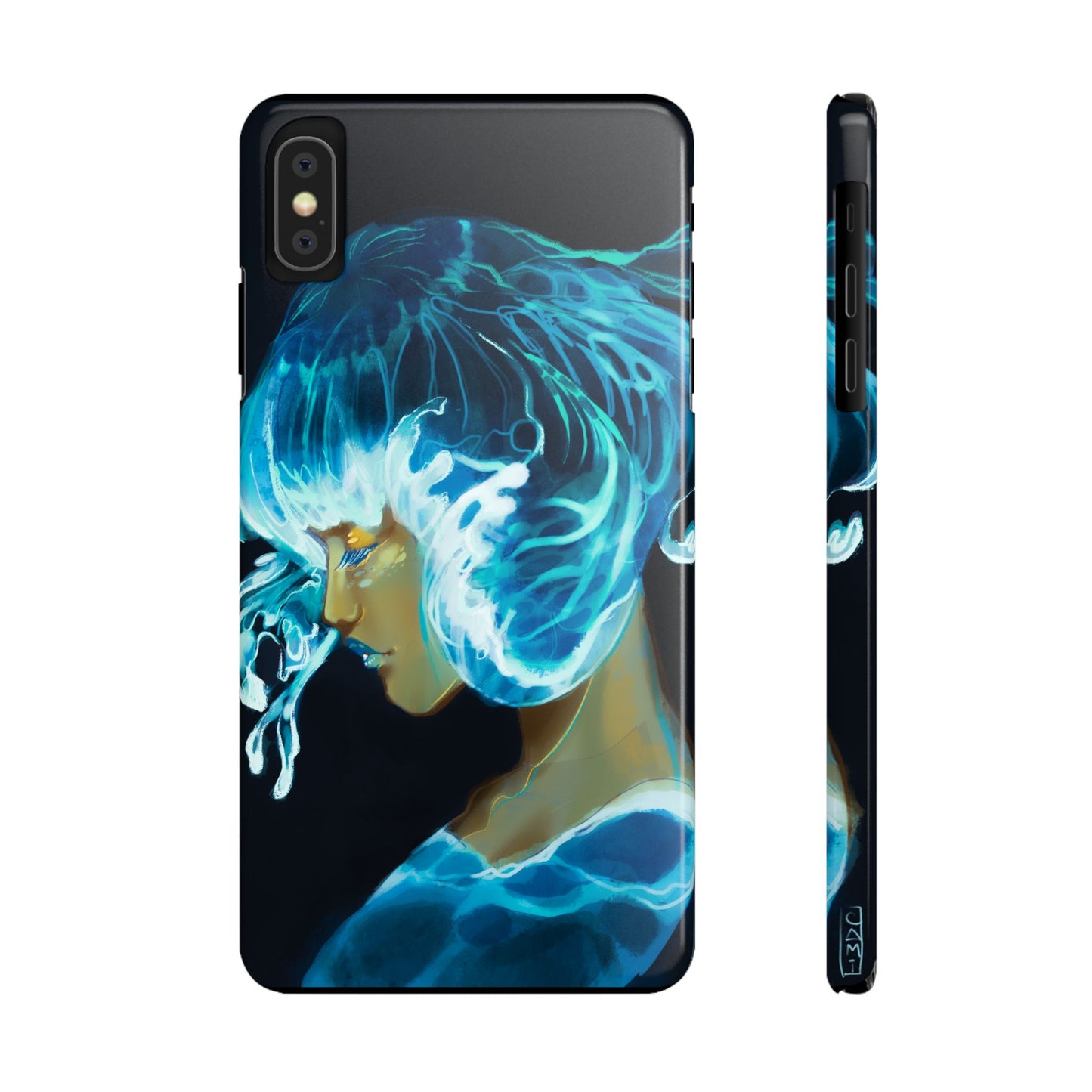 Made of Waves Phone Case, Artistic Slim Case, Ocean Vibes, Phone Accessories, Gift for Her, Beach Lover's Gift