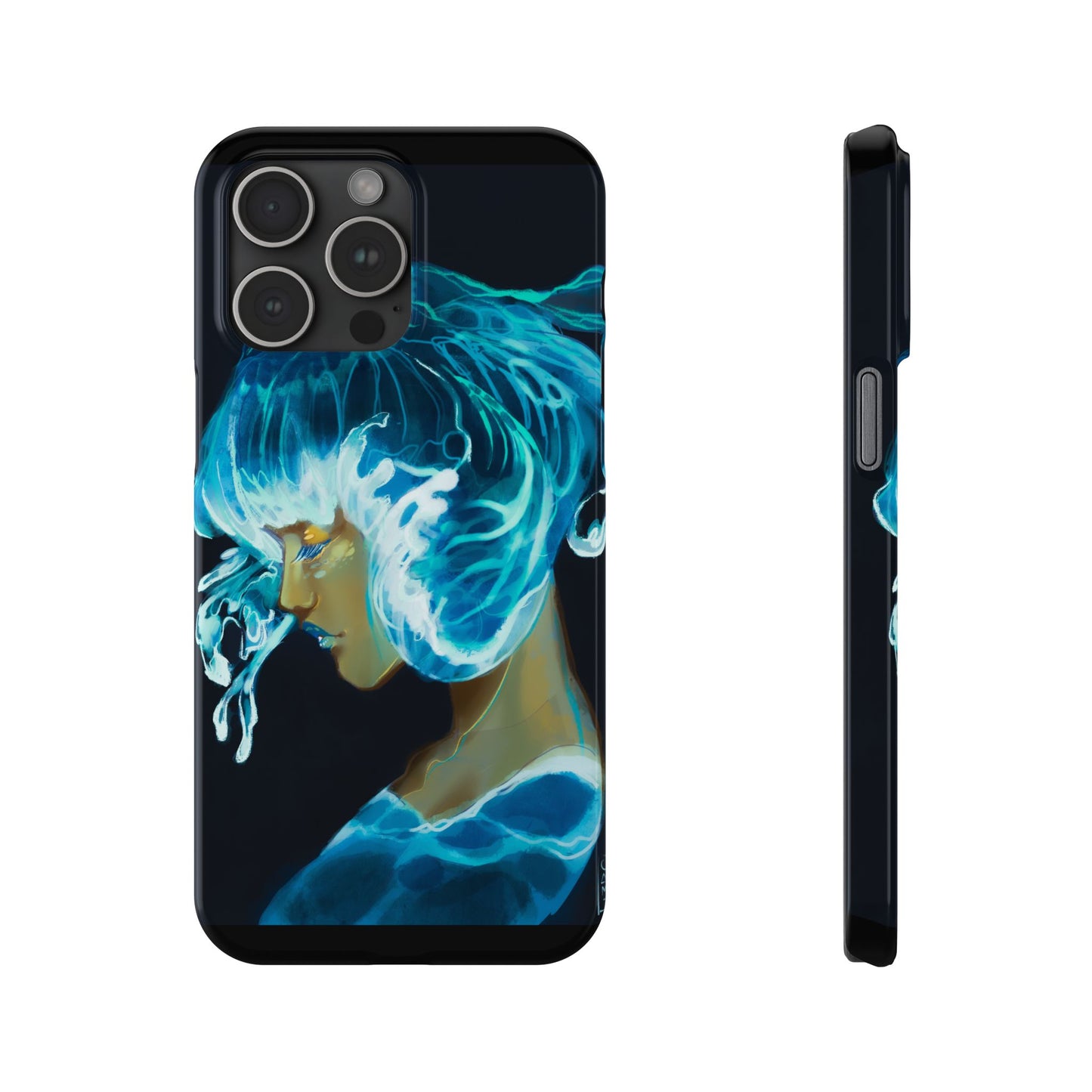 Made of Waves Phone Case, Artistic Slim Case, Ocean Vibes, Phone Accessories, Gift for Her, Beach Lover's Gift
