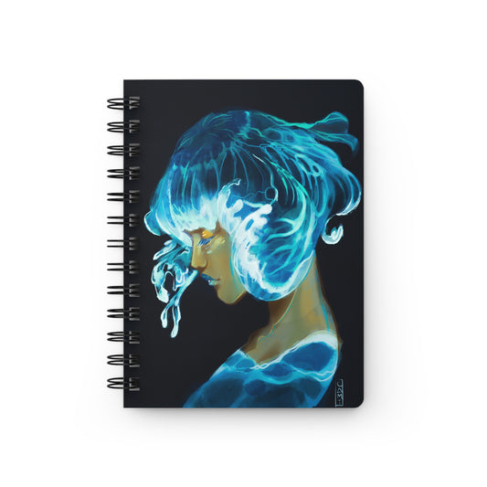 Made of Waves Spiral Bound Journal | Artistic Notebook, Gift for Writers, Watercolor Journal, Sketchbook