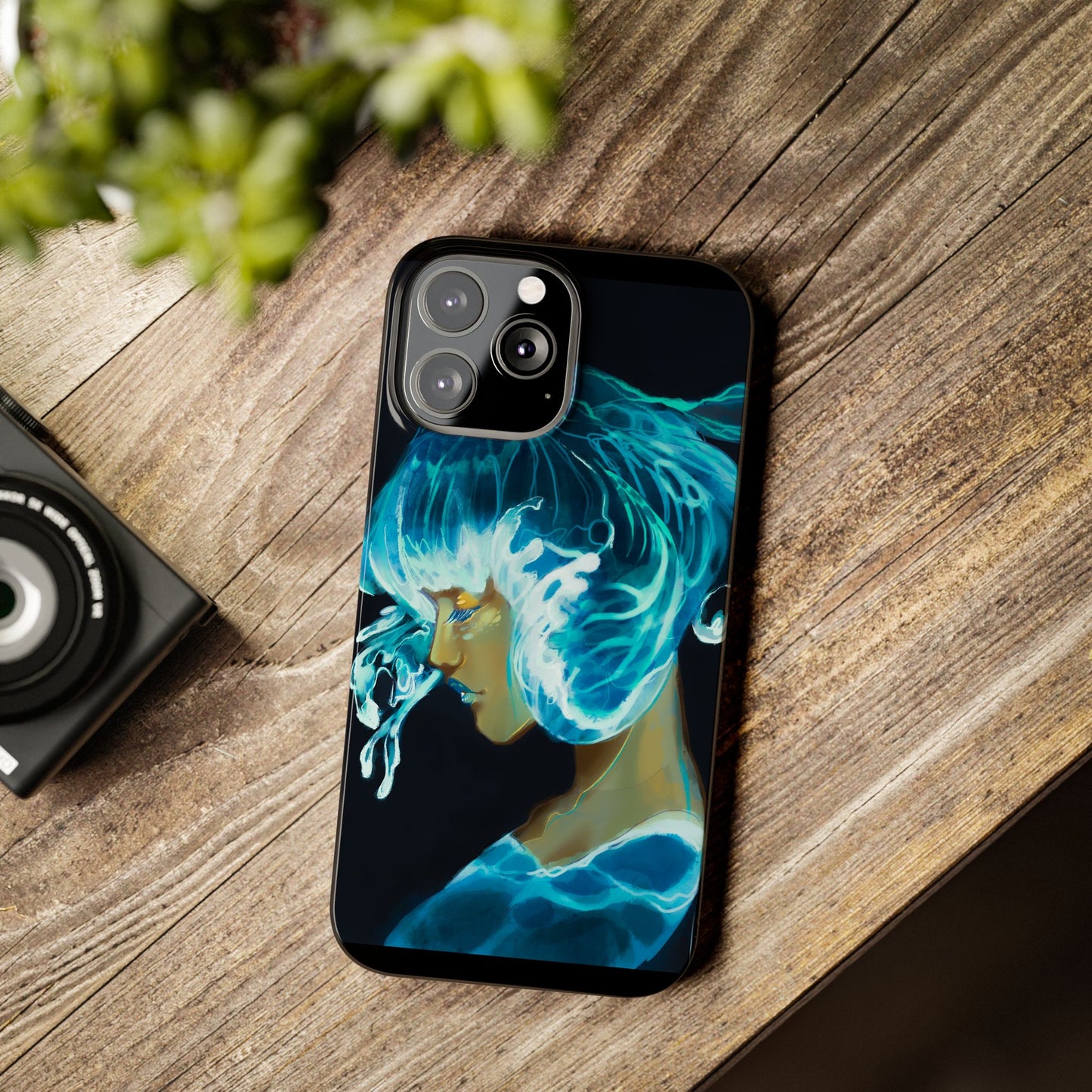 Made of Waves Phone Case, Artistic Slim Case, Ocean Vibes, Phone Accessories, Gift for Her, Beach Lover's Gift