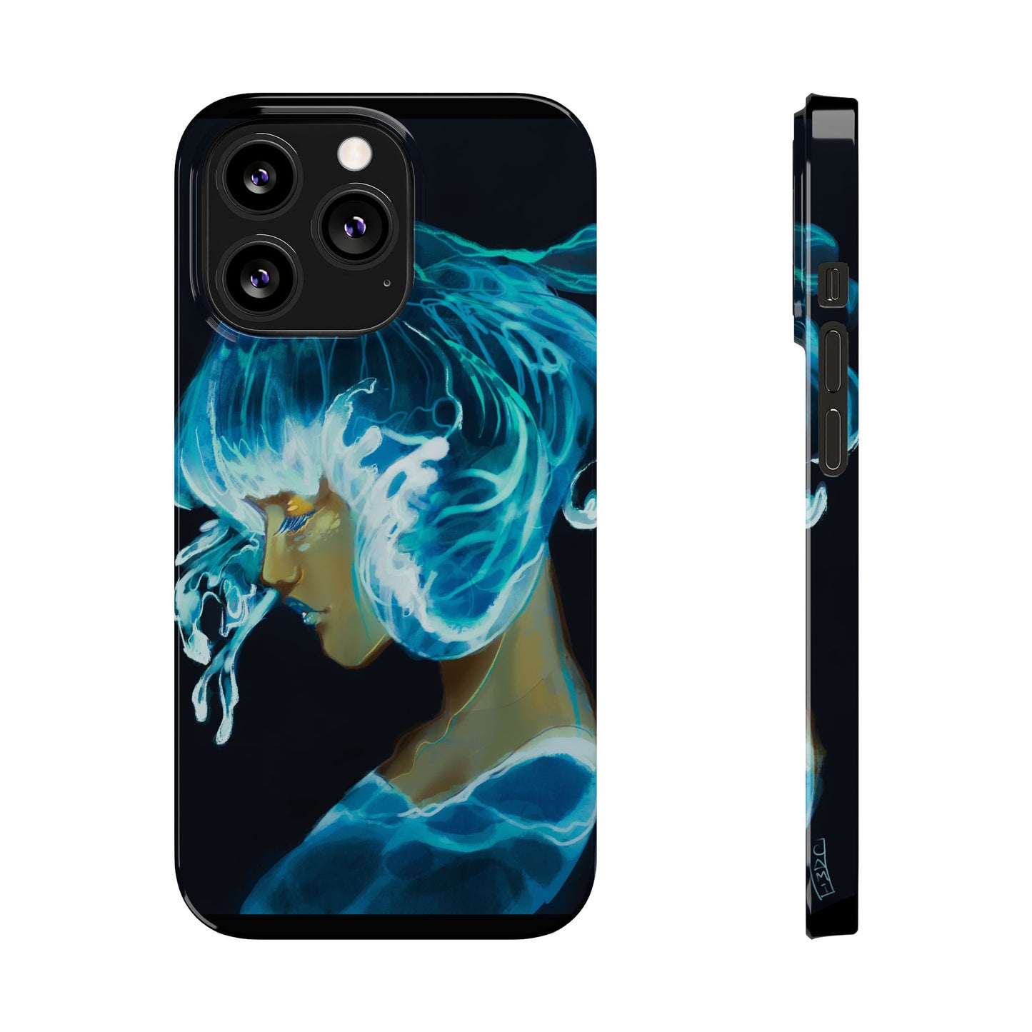 Made of Waves Phone Case, Artistic Slim Case, Ocean Vibes, Phone Accessories, Gift for Her, Beach Lover's Gift