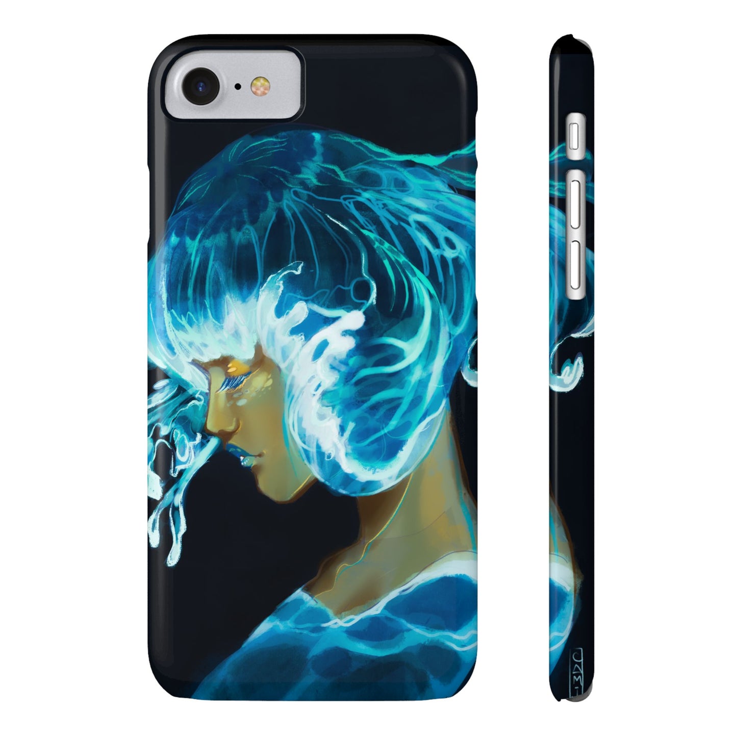 Made of Waves Phone Case, Artistic Slim Case, Ocean Vibes, Phone Accessories, Gift for Her, Beach Lover's Gift