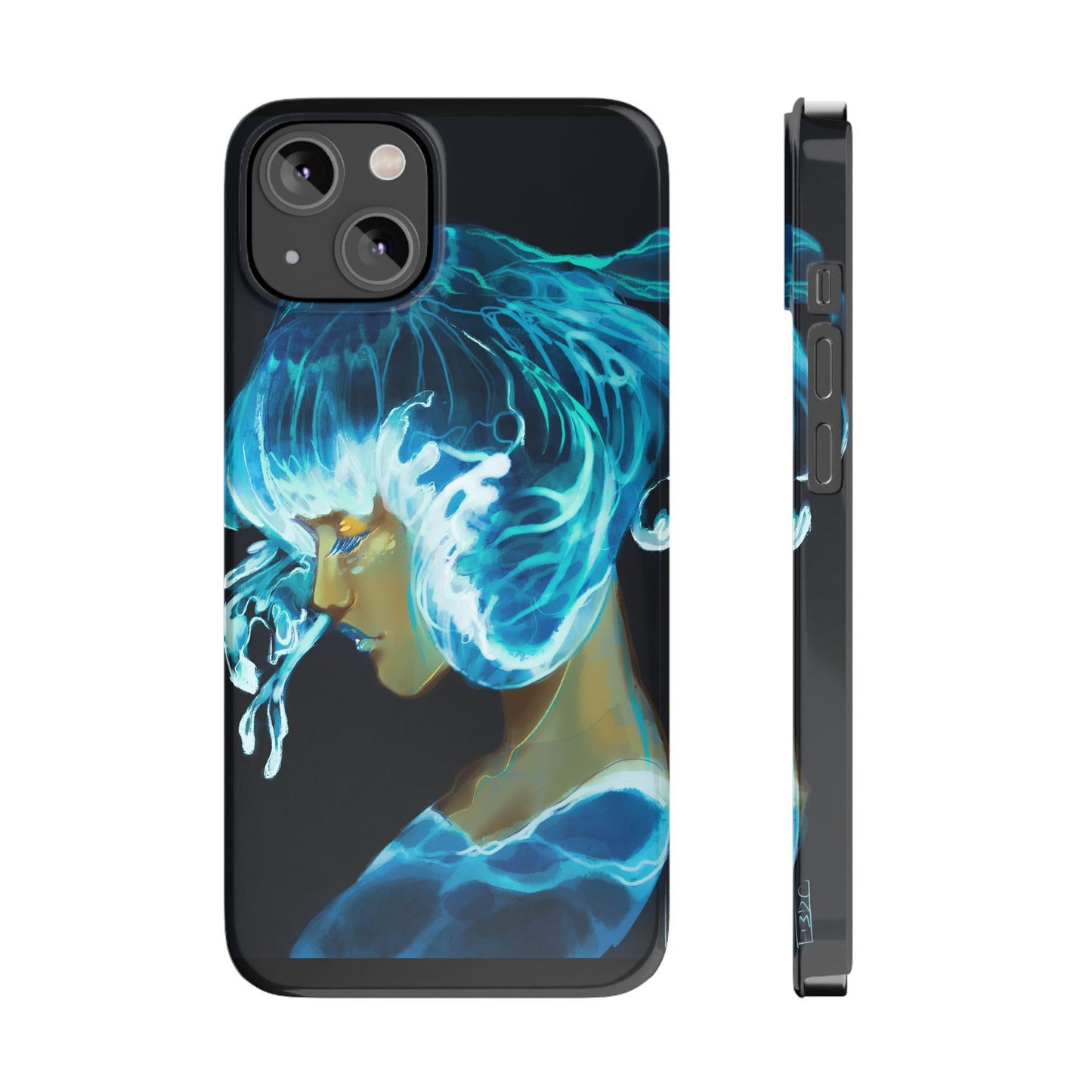 Made of Waves Phone Case, Artistic Slim Case, Ocean Vibes, Phone Accessories, Gift for Her, Beach Lover's Gift