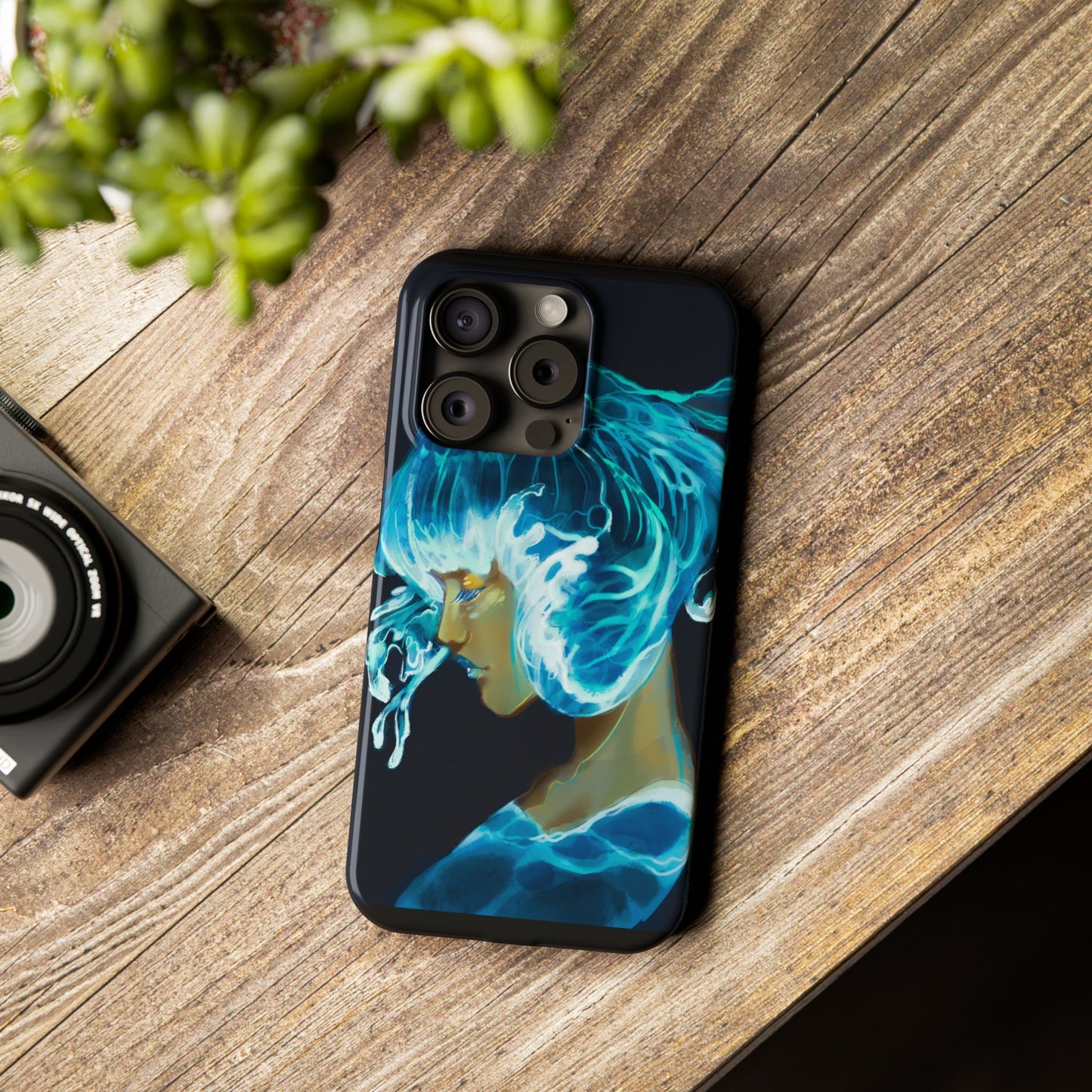 Made of Waves Phone Case, Artistic Slim Case, Ocean Vibes, Phone Accessories, Gift for Her, Beach Lover's Gift