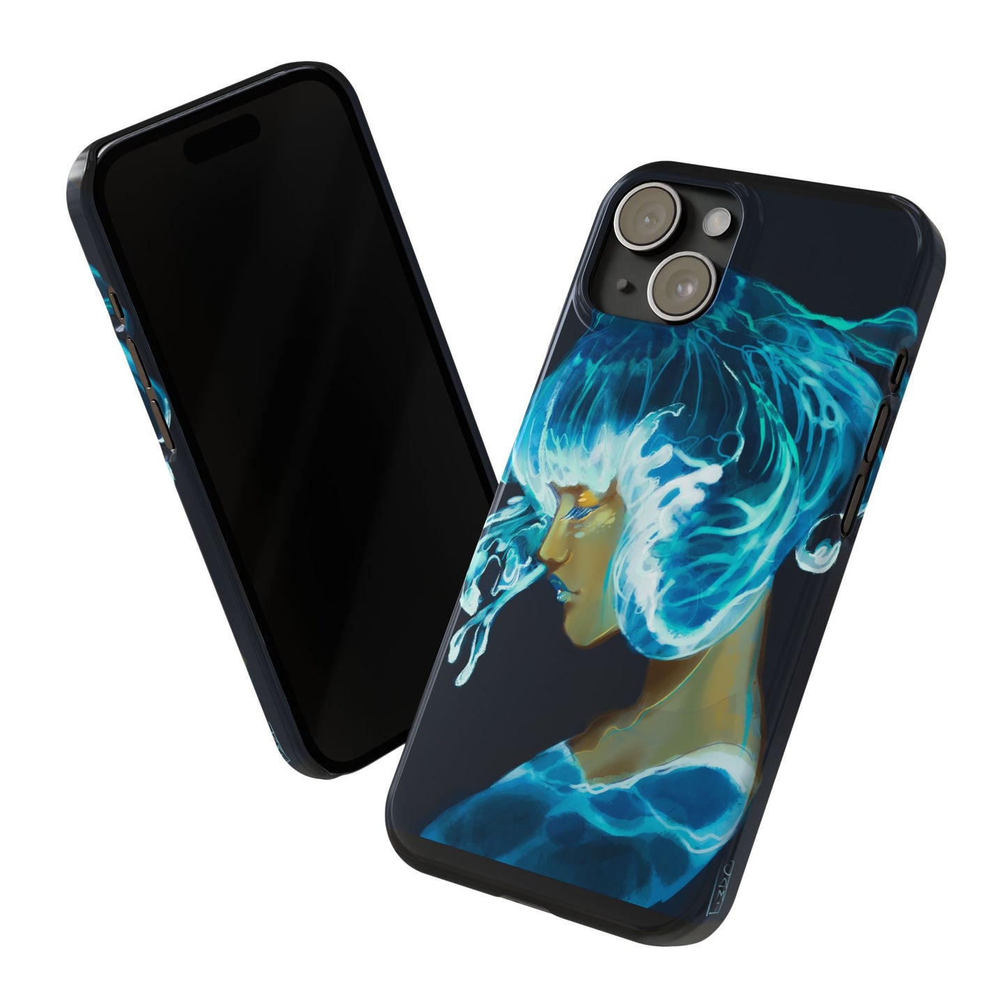 Made of Waves Phone Case, Artistic Slim Case, Ocean Vibes, Phone Accessories, Gift for Her, Beach Lover's Gift