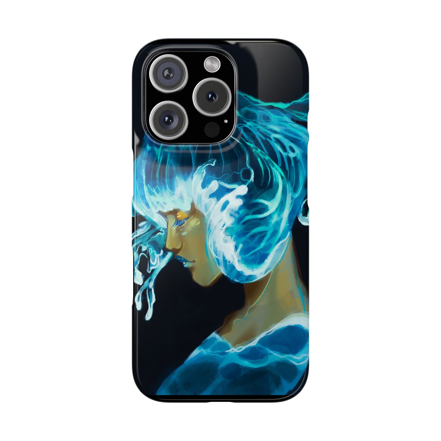 Made of Waves Phone Case, Artistic Slim Case, Ocean Vibes, Phone Accessories, Gift for Her, Beach Lover's Gift