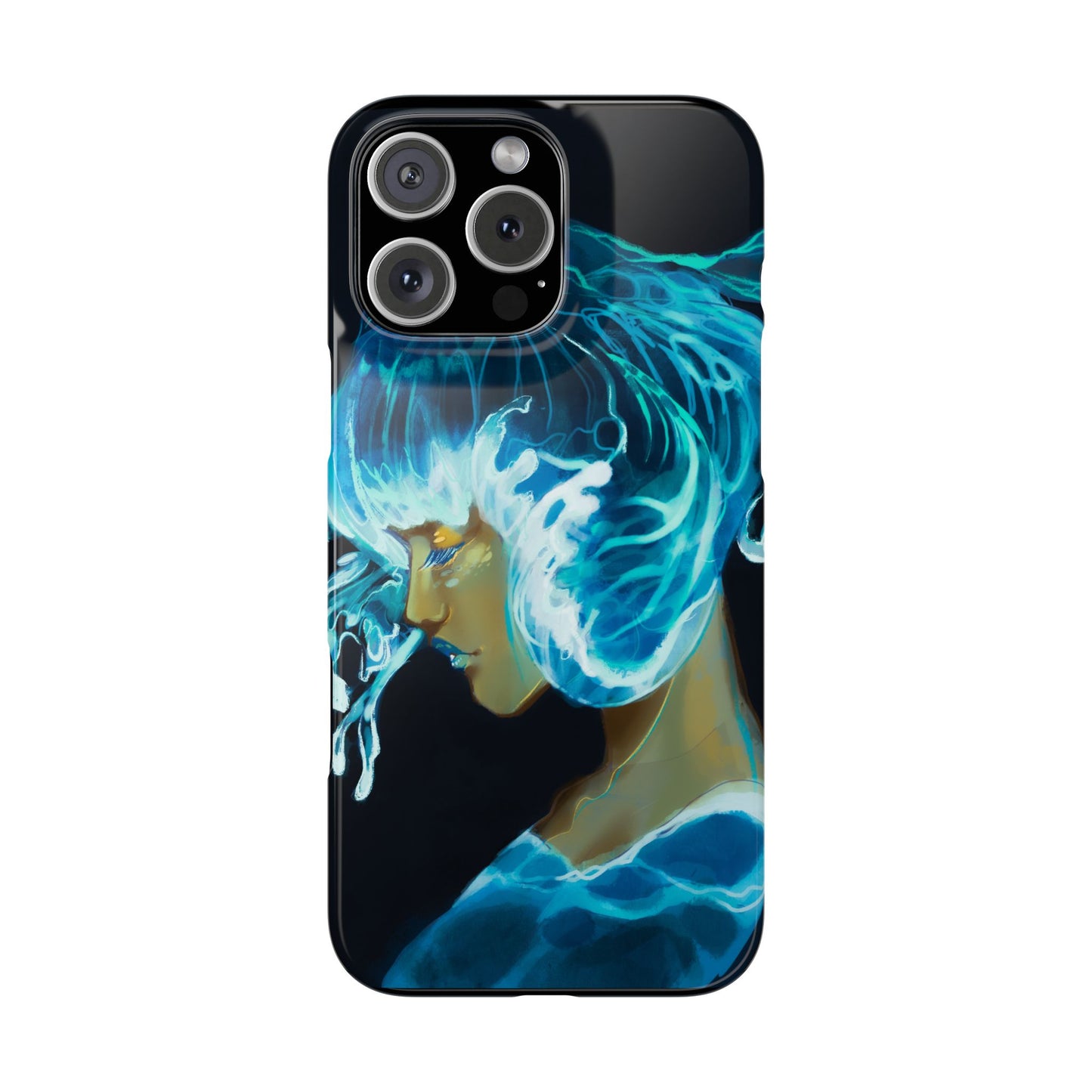 Made of Waves Phone Case, Artistic Slim Case, Ocean Vibes, Phone Accessories, Gift for Her, Beach Lover's Gift
