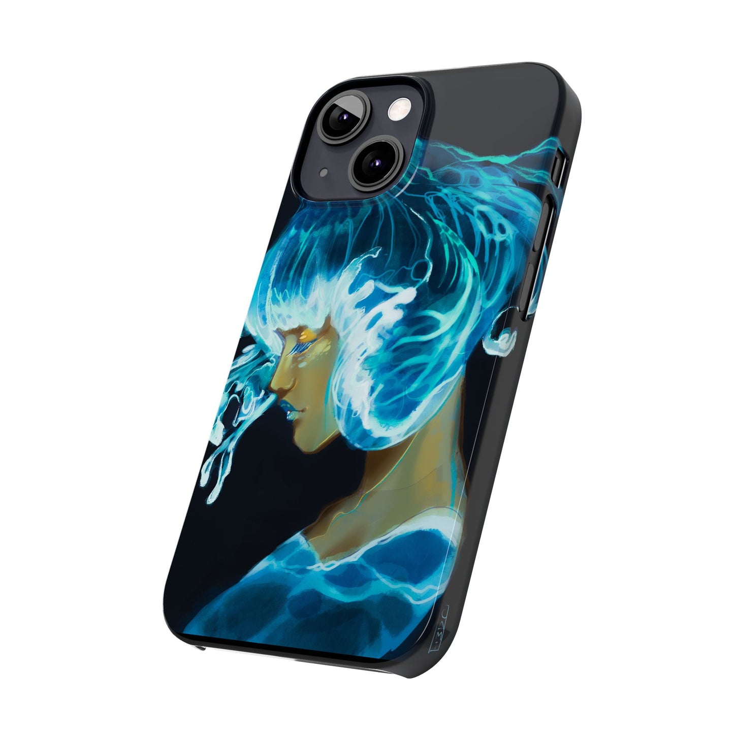 Made of Waves Phone Case, Artistic Slim Case, Ocean Vibes, Phone Accessories, Gift for Her, Beach Lover's Gift
