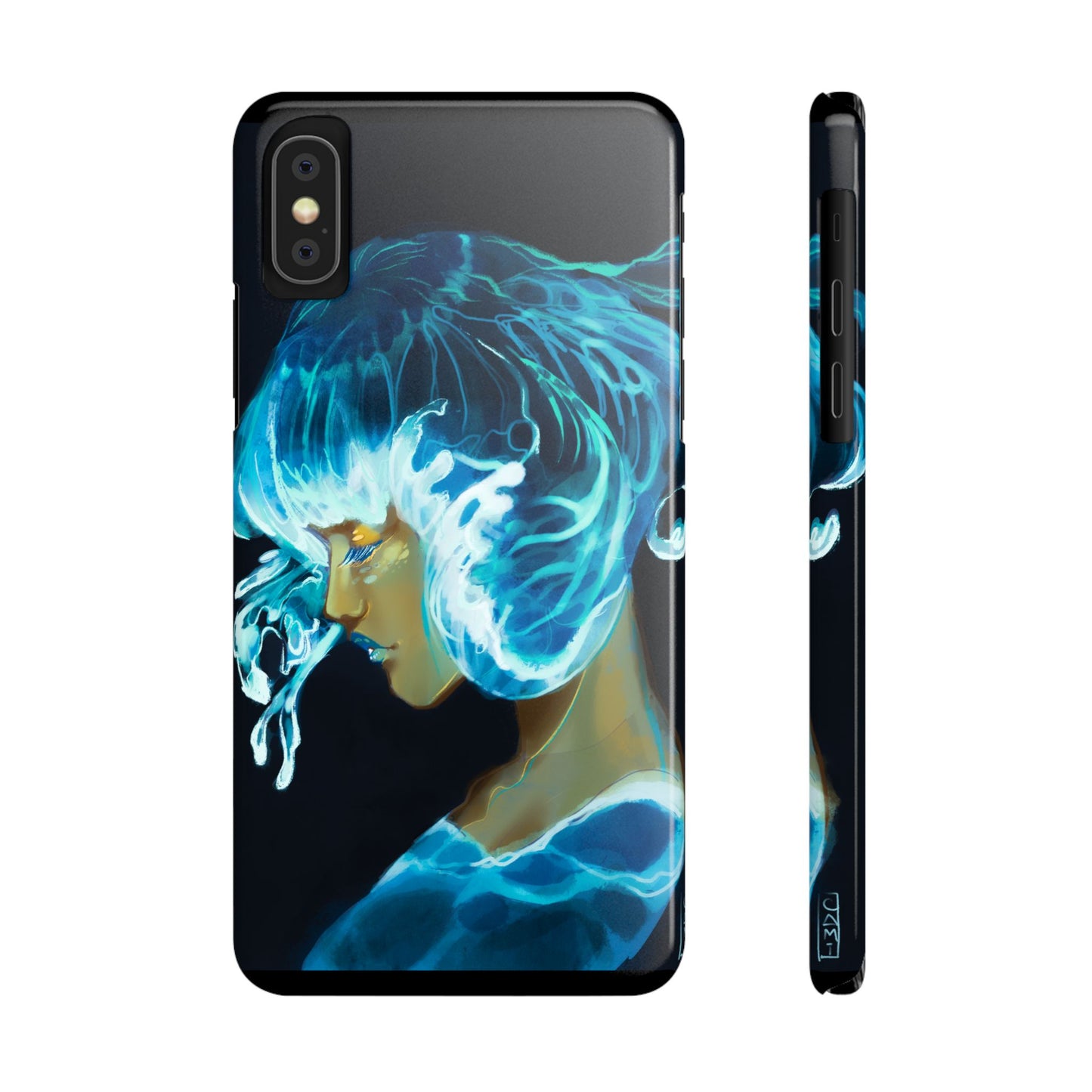 Made of Waves Phone Case, Artistic Slim Case, Ocean Vibes, Phone Accessories, Gift for Her, Beach Lover's Gift