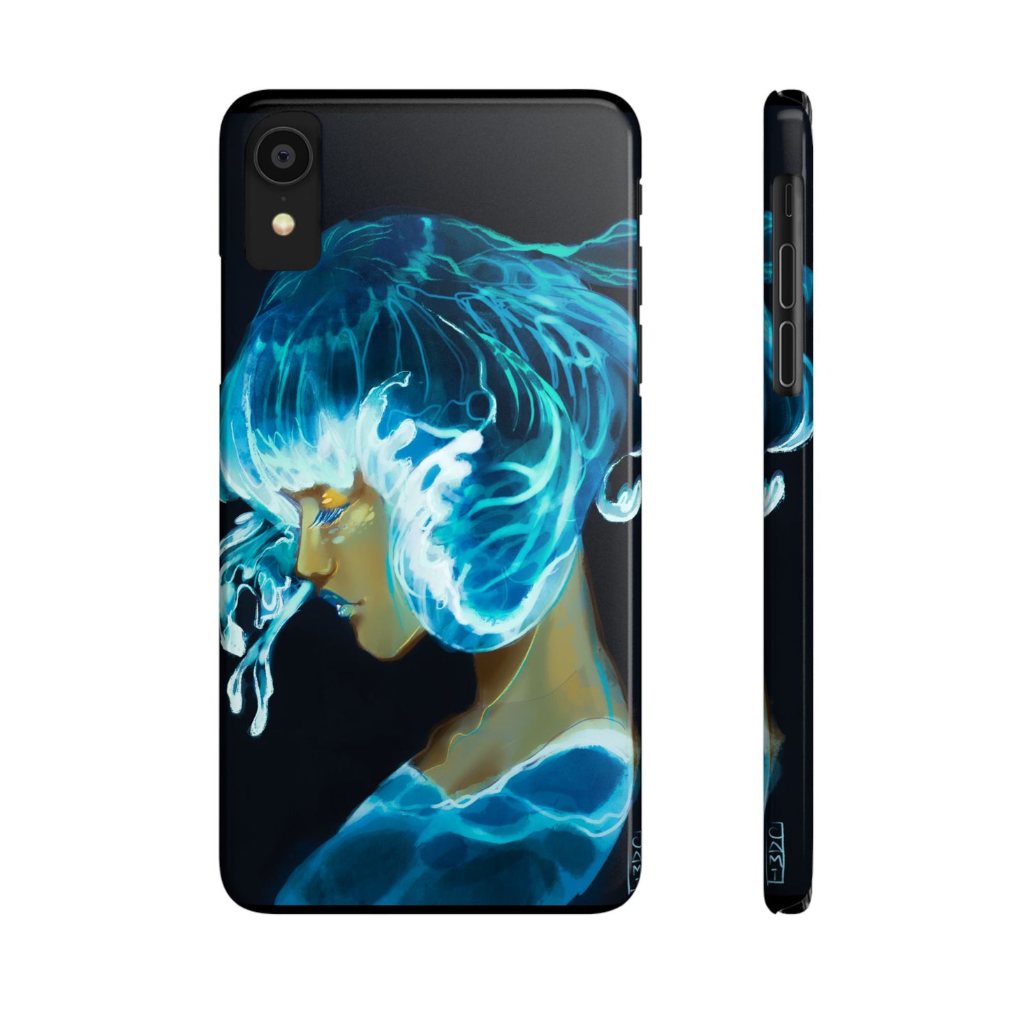 Made of Waves Phone Case, Artistic Slim Case, Ocean Vibes, Phone Accessories, Gift for Her, Beach Lover's Gift