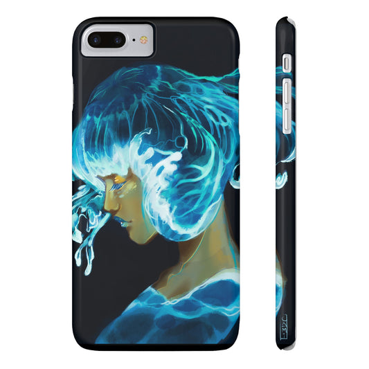 Made of Waves Phone Case, Artistic Slim Case, Ocean Vibes, Phone Accessories, Gift for Her, Beach Lover's Gift