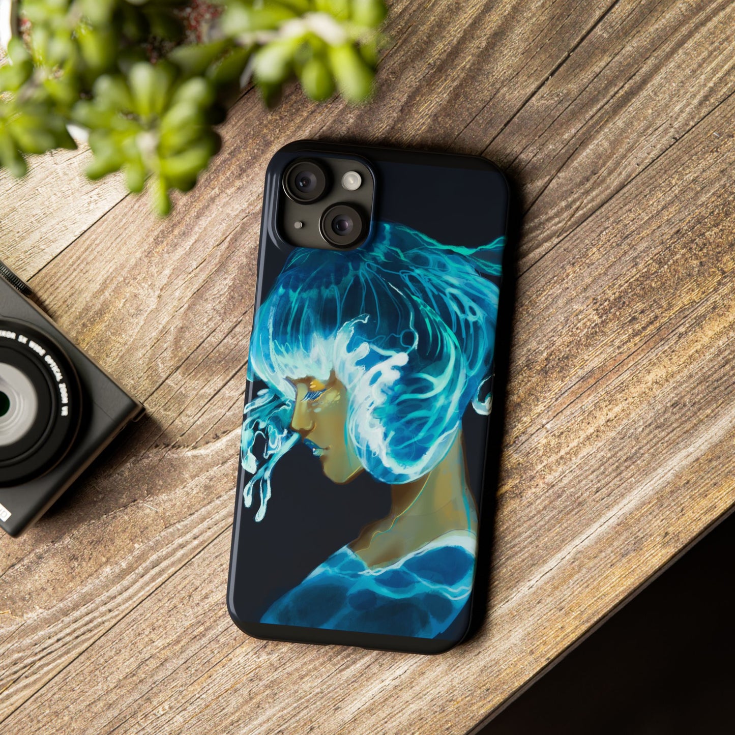 Made of Waves Phone Case, Artistic Slim Case, Ocean Vibes, Phone Accessories, Gift for Her, Beach Lover's Gift