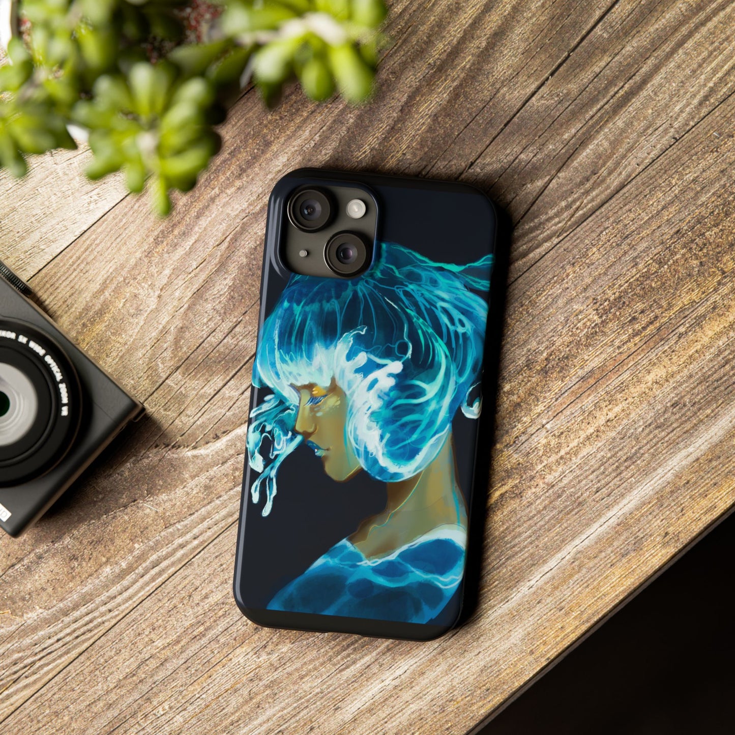 Made of Waves Phone Case, Artistic Slim Case, Ocean Vibes, Phone Accessories, Gift for Her, Beach Lover's Gift