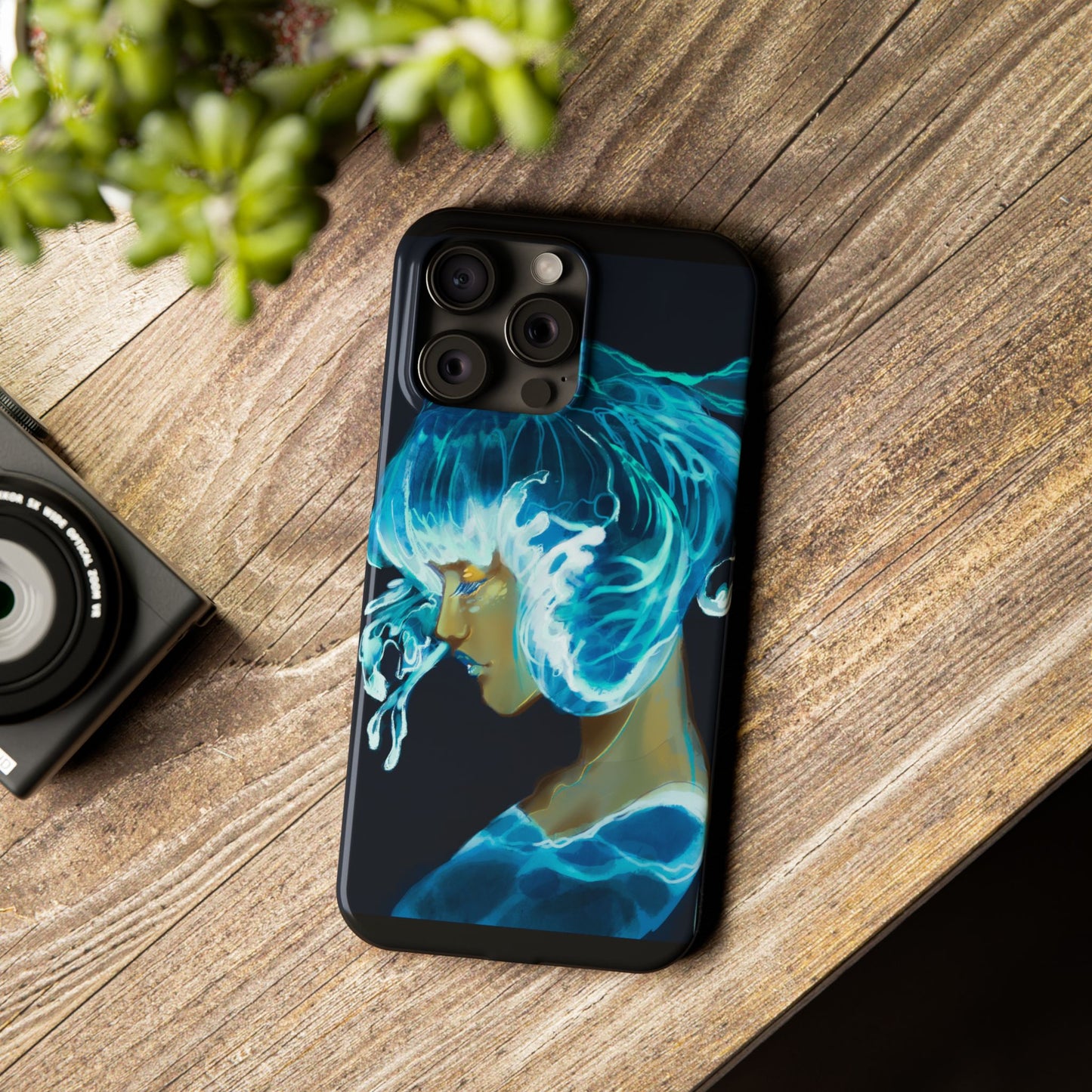 Made of Waves Phone Case, Artistic Slim Case, Ocean Vibes, Phone Accessories, Gift for Her, Beach Lover's Gift