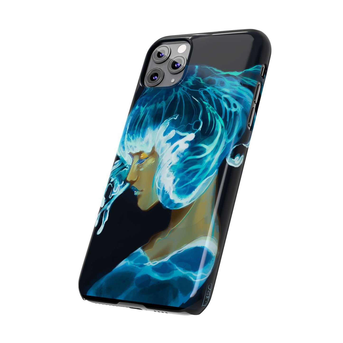 Made of Waves Phone Case, Artistic Slim Case, Ocean Vibes, Phone Accessories, Gift for Her, Beach Lover's Gift