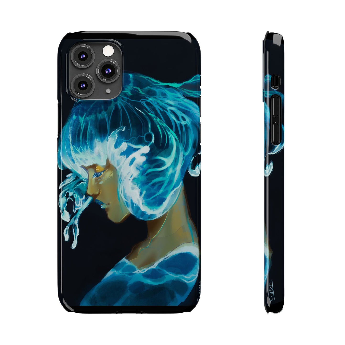 Made of Waves Phone Case, Artistic Slim Case, Ocean Vibes, Phone Accessories, Gift for Her, Beach Lover's Gift