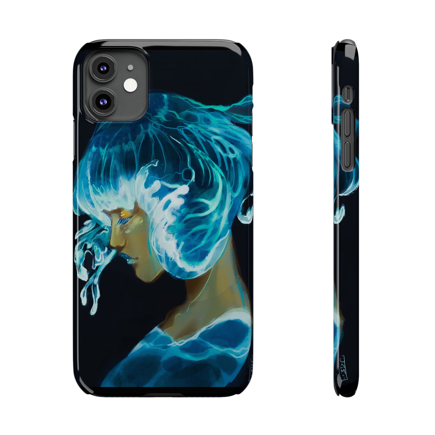 Made of Waves Phone Case, Artistic Slim Case, Ocean Vibes, Phone Accessories, Gift for Her, Beach Lover's Gift